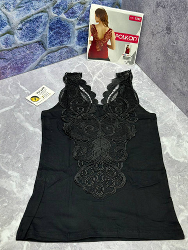 تاپ پشت گیپوری ترکیه زنانه برند polkan