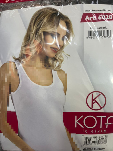 تاپ رکابی زنانه نخ پنبه ترکیه برند kota 🇹🇷